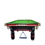 12-foot Solid Wood Slate Pool Table with Championship Design for Commercial Clubs Chinese Snooker Billiard Table - Image 8