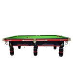 12-foot Solid Wood Slate Pool Table with Championship Design for Commercial Clubs Chinese Snooker Billiard Table