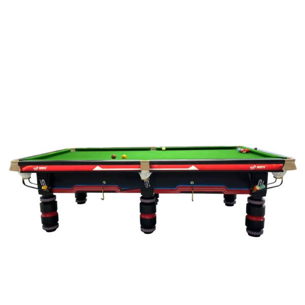 12-foot Solid Wood Slate Pool Table with Championship Design for Commercial Clubs Chinese Snooker Billiard Table
