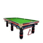 12-foot Solid Wood Slate Pool Table with Championship Design for Commercial Clubs Chinese Snooker Billiard Table - Image 5