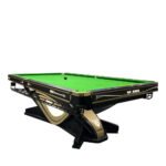Competitive Price Solid Oak Wood Snooker Table with Cloth Rubber New Design Standard Size Pool Table for Competitive Play - Image 4