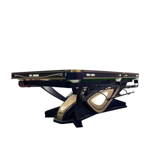 Premium Luxury Chinese Snooker Table Stylish Modern 8-Balls 9-Balls High Quality Accessories Ball Return Cue Solid Wood Legs