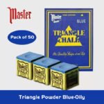 Triangle Professional Billiard Chalk – High-Density, Long-Lasting Anti-Slip Formula