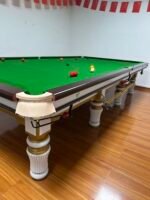 Classic Wooden Leg Snooker 9 Ball Pool Table Custom Size Slat Cushion Wool Rubber Material Leather Pocket Cue Accessories - Image 3