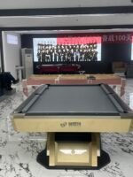 American 9-Ball Pool Table 25mm Slate Bed Professional Billiards Table with Complete Accessories for Club Home Game Room - Image 3